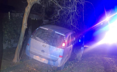 Alcoholemia positiva: Un conductor se chocó contra un puente 